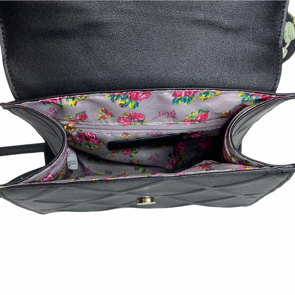 Betsey Johnson Top Handle Scarf Satchel - Picture 7 of 8